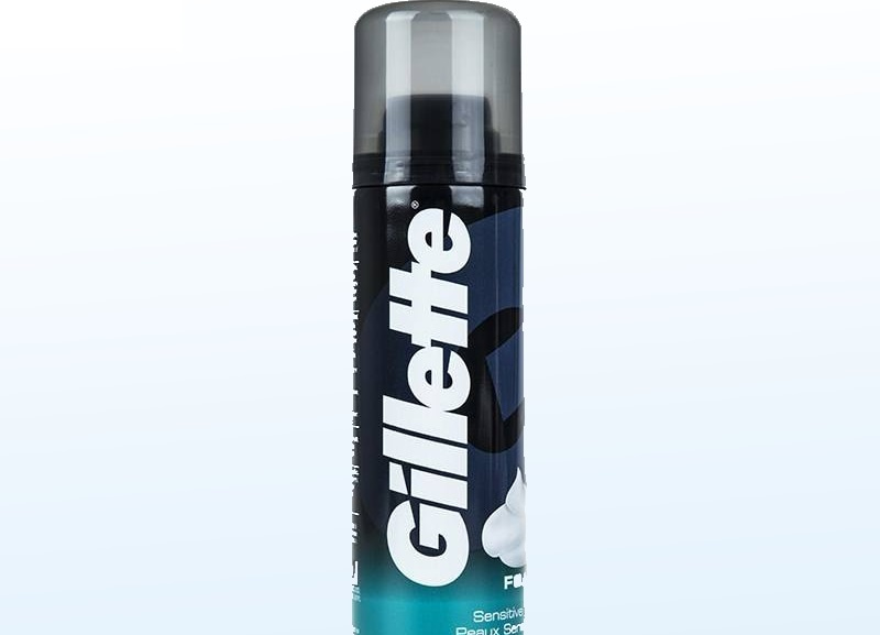 فوم اصلاح آبی ژیلت