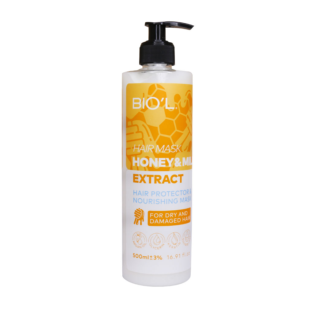 ماسک مو شیر عسل 500 میل بیول
