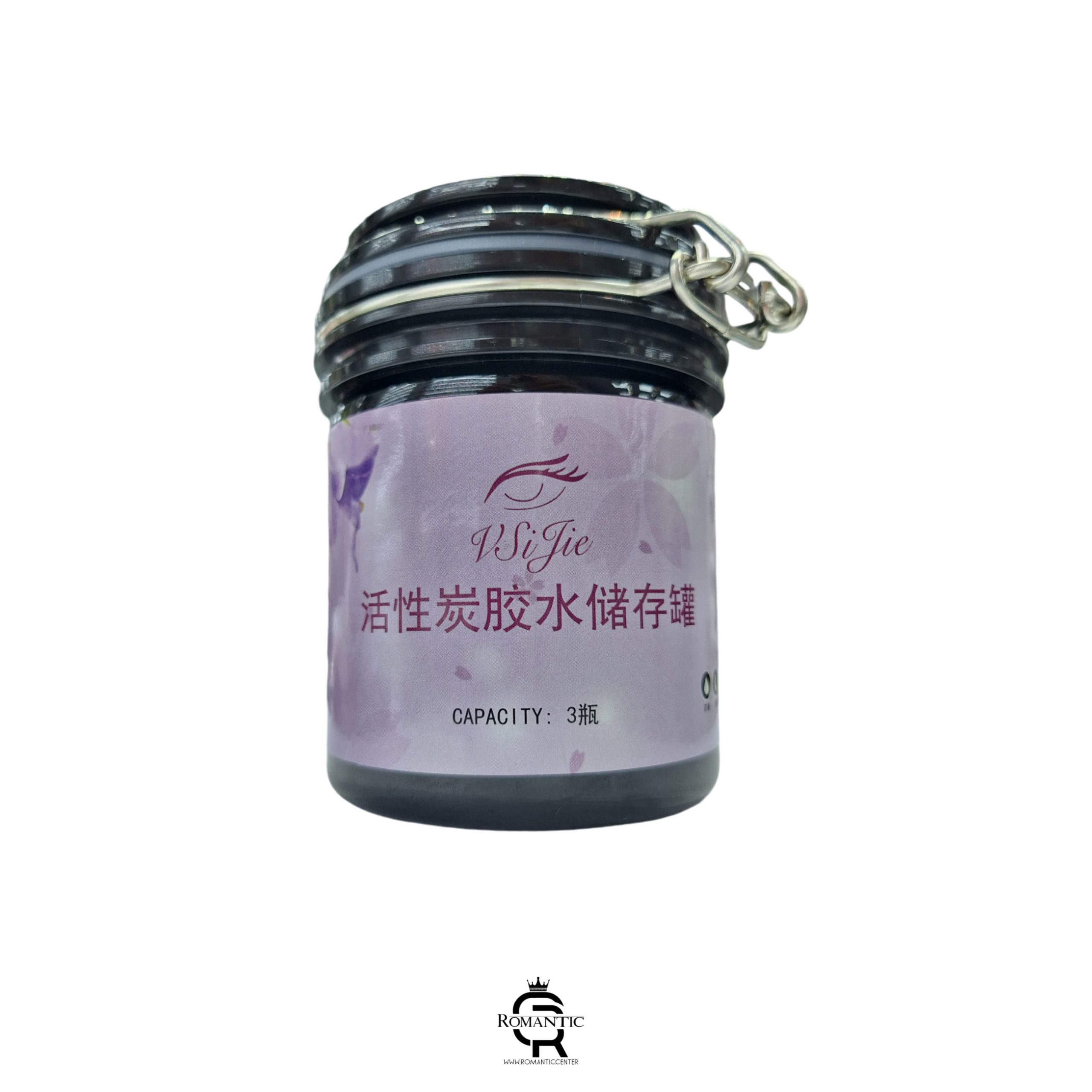 جعبه فلزی نگهدارنده چسب مژه