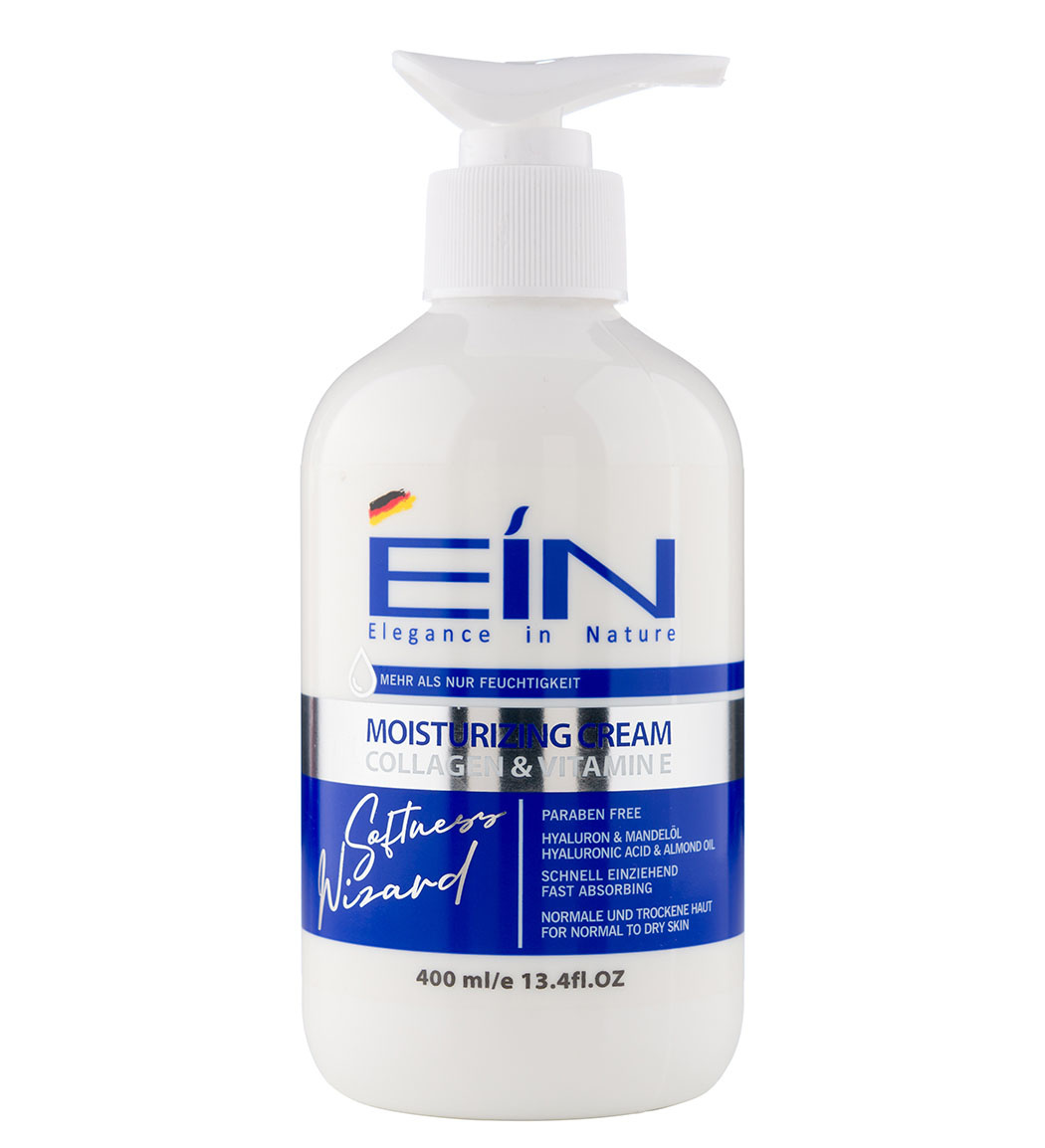 کرم نرم کننده پمپی هیالورونیک اسید و کلاژن EIN