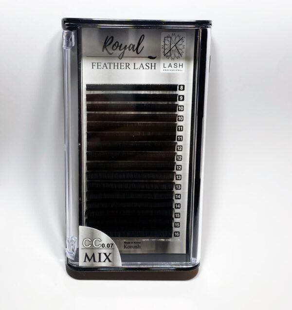 مژه مشکی میکس سی سی هفت صدم کی لش