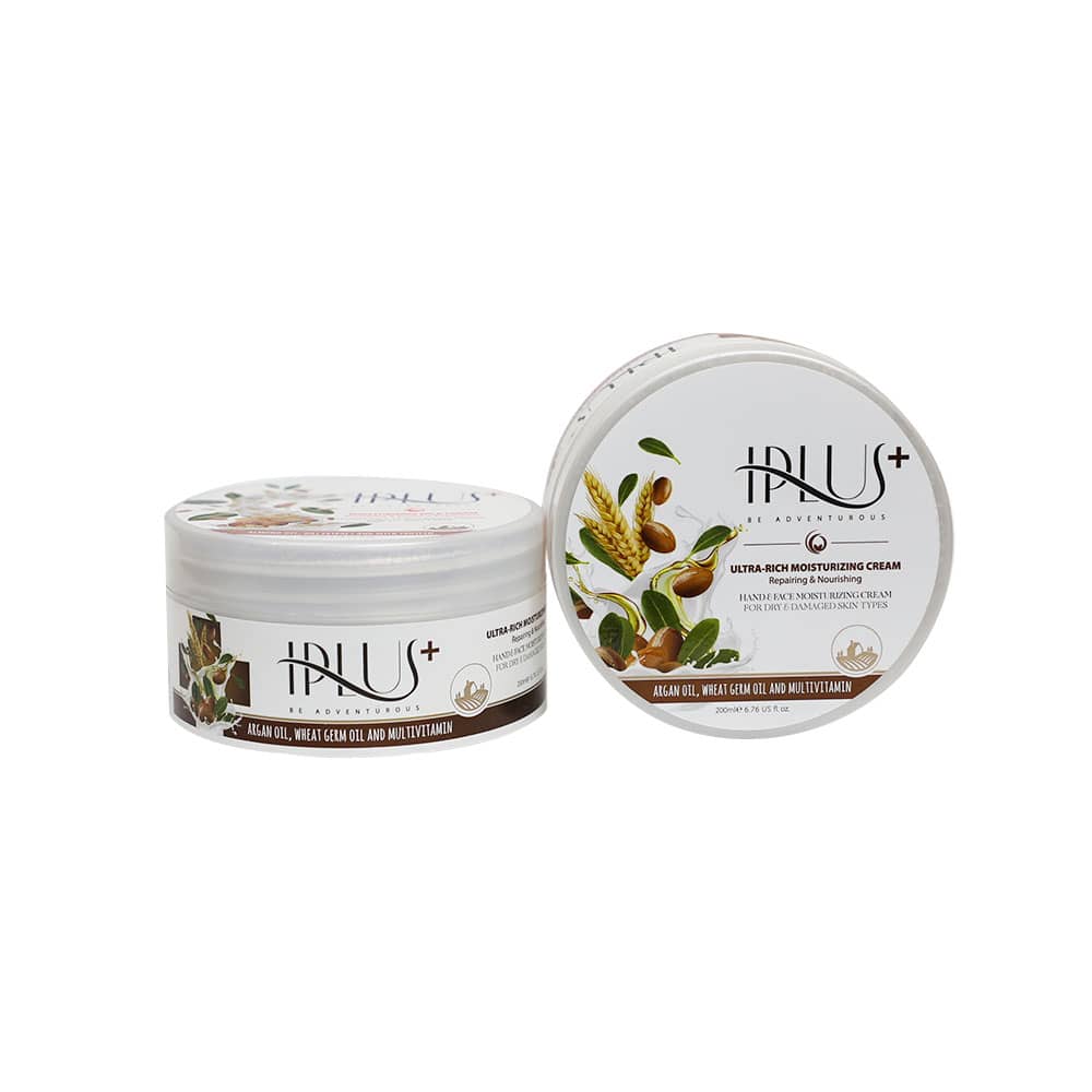 کرم ژل کاسه ای آبرسان روغن آرگان و جوانه گندم آی پلاس