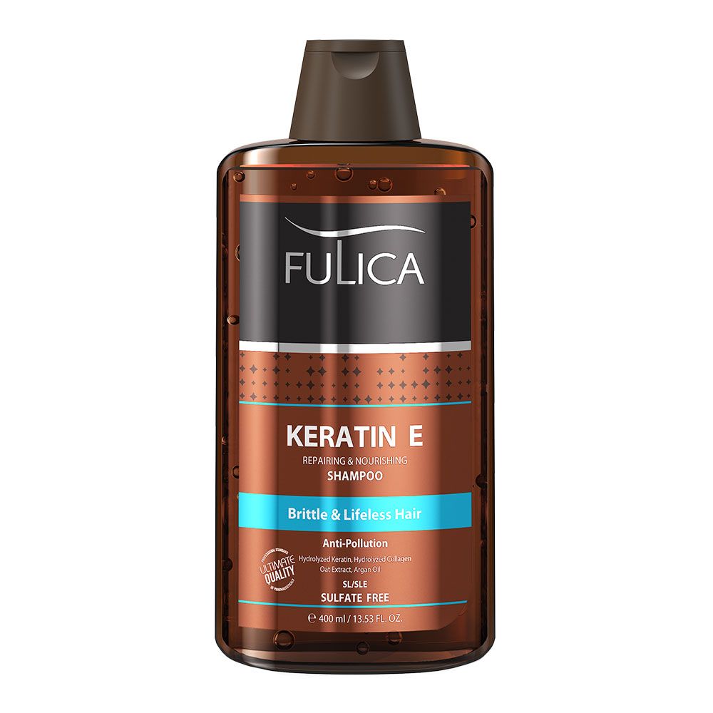 شامپو تقویت کننده حاوی کراتین و آرگان موی آسیب دیده فولیکا