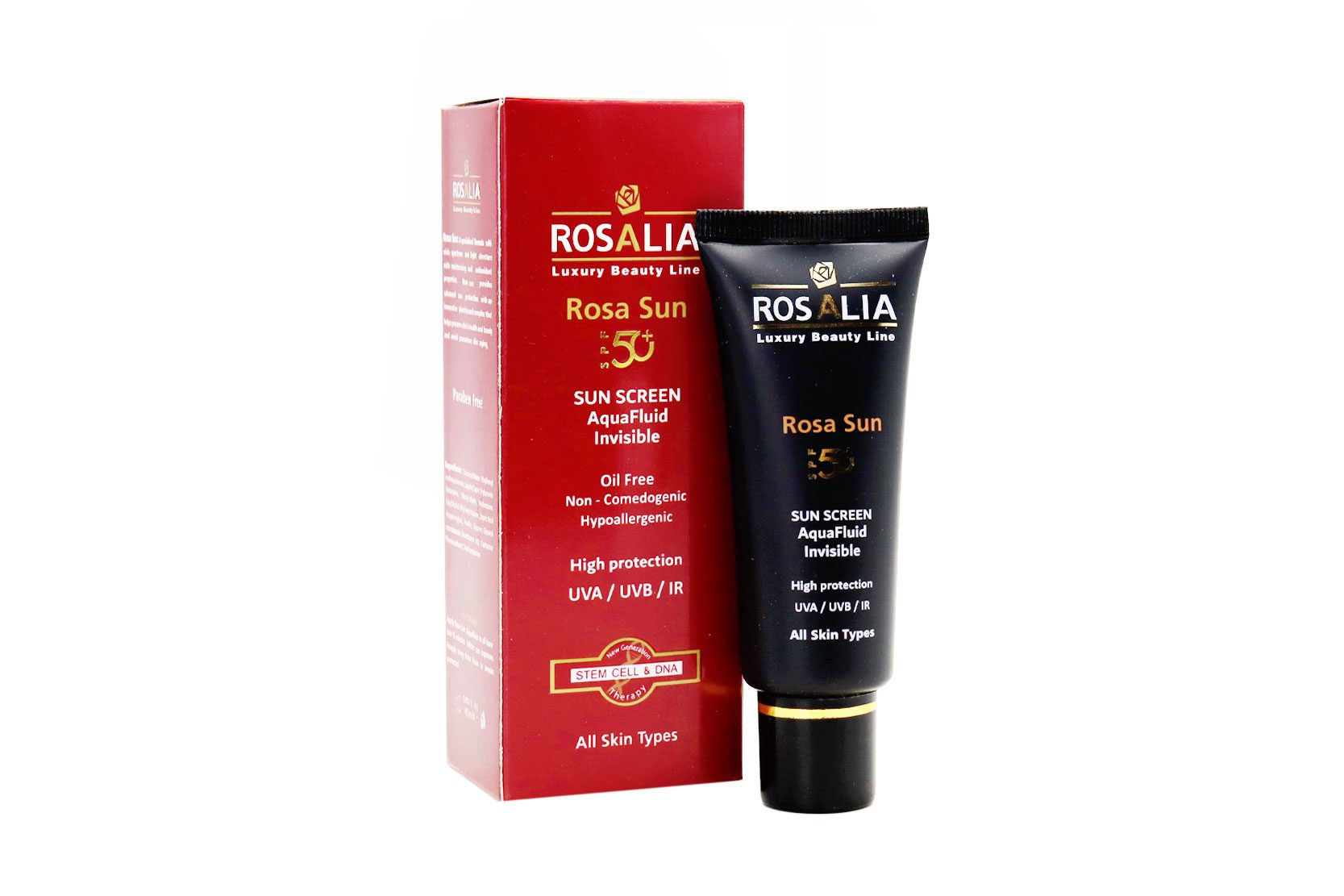 ضدآفتاب بیرنگ انواع پوست رزالیا