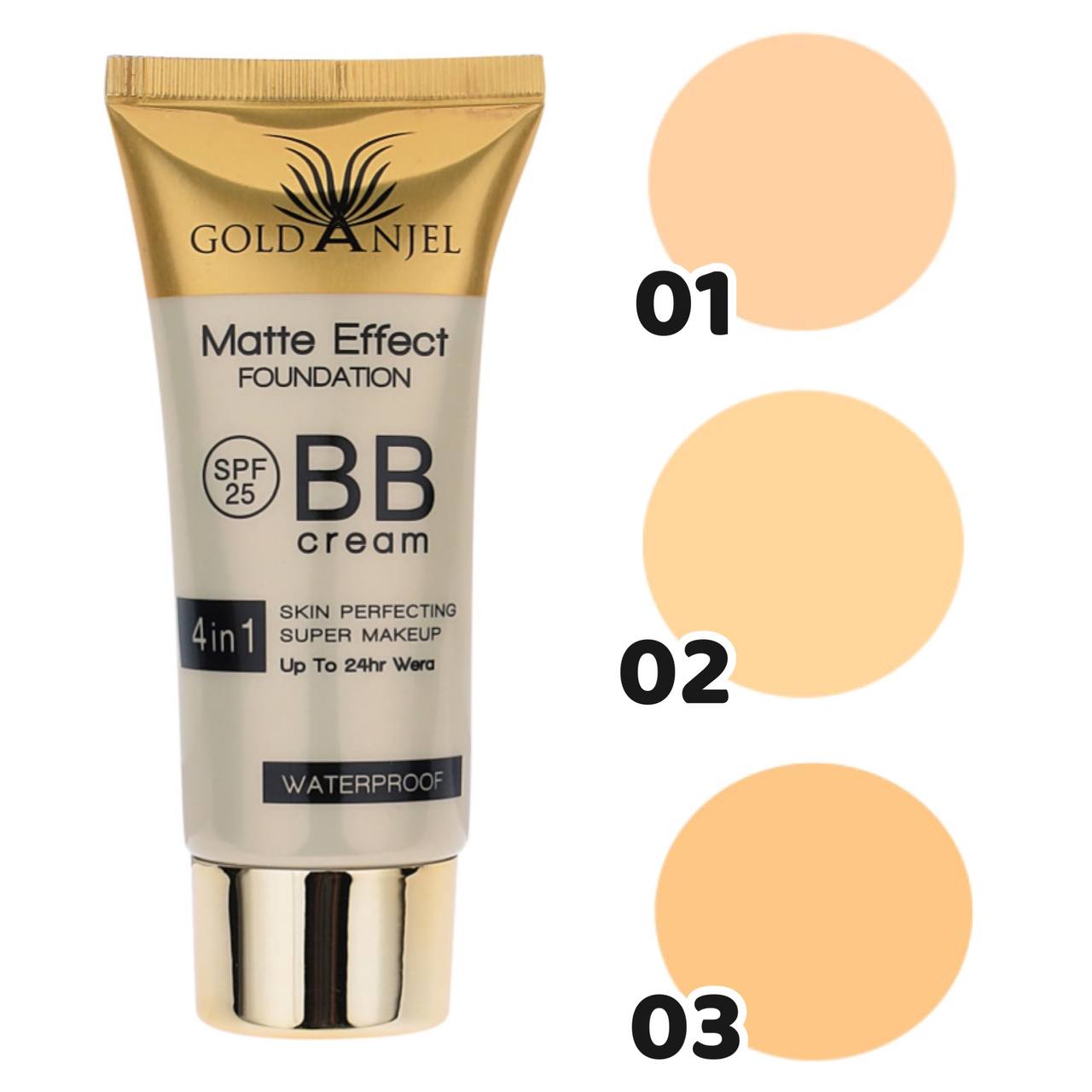 کرم پودر BB تیوپی شماره 2 گلد آنجل