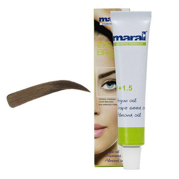 رنگ ابرو قهوه ای برزیلی شماره 5 مارال