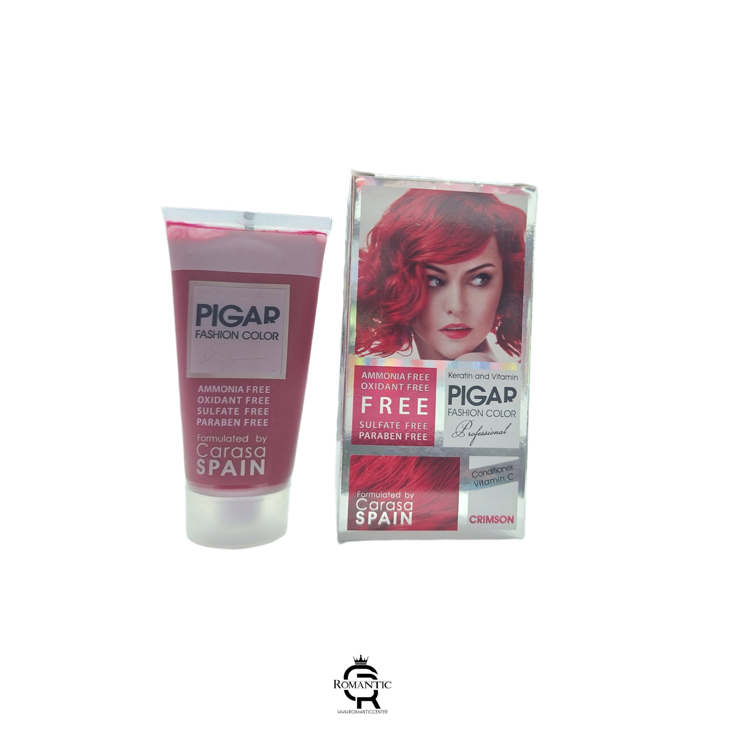 رنگ مو فانتزی زرشکی پیگار