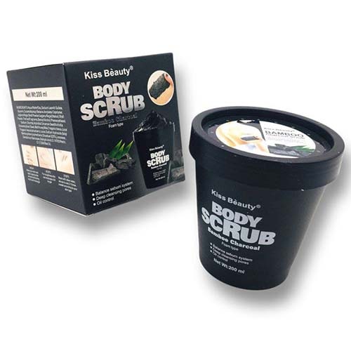 اسکراب بدن زغال کیس بیوتی