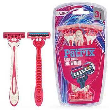 خود تراش سه لبه زنانه واکیومی پاتریکس