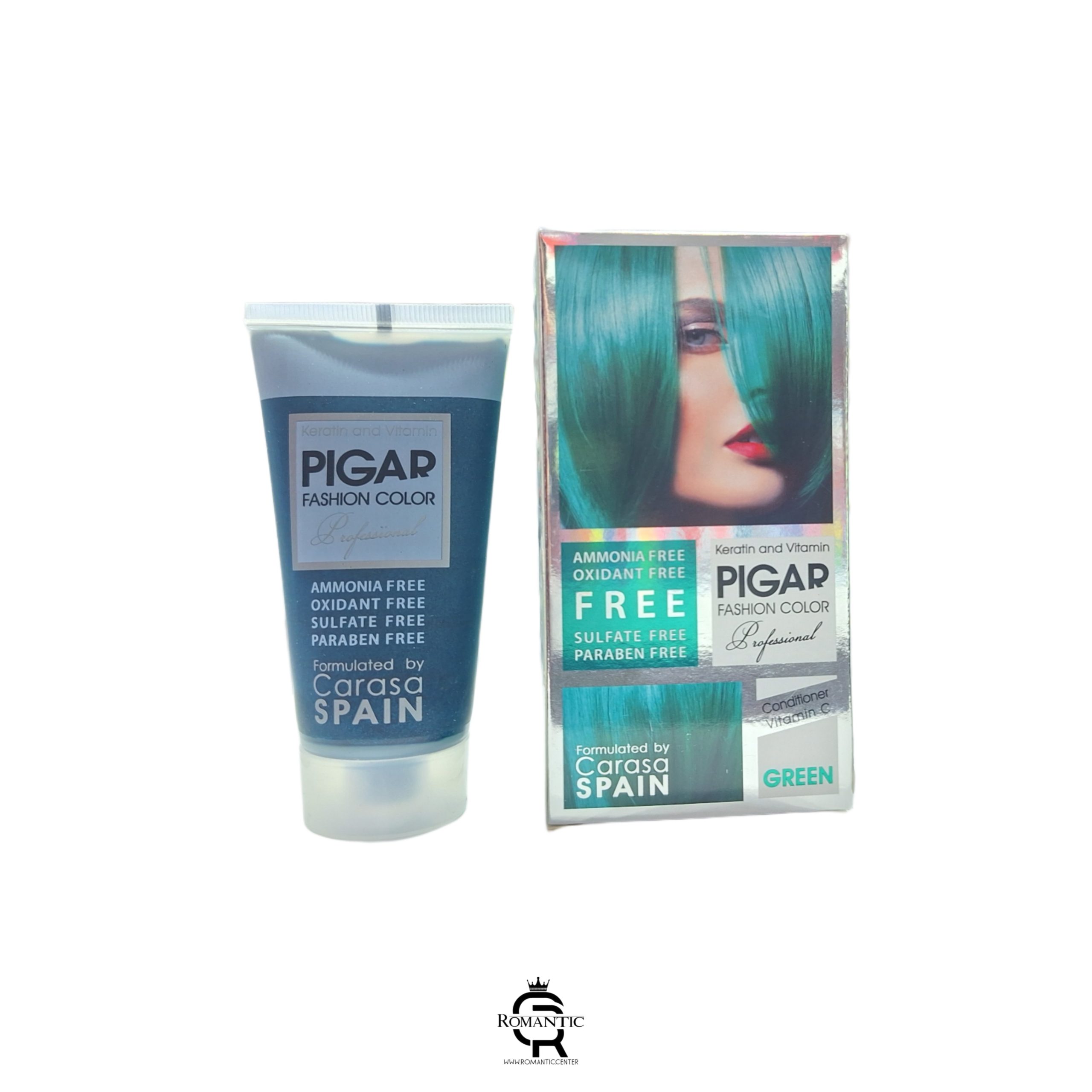 رنگ مو فانتزی سبز پیگار