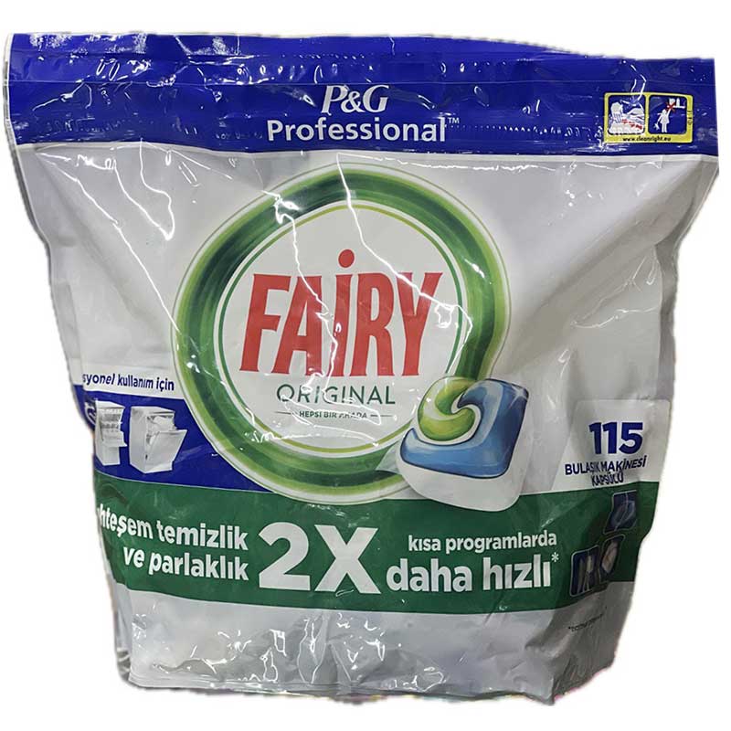 قرص ماشین ظرفشویی فیری اوریجینال 115 عددی