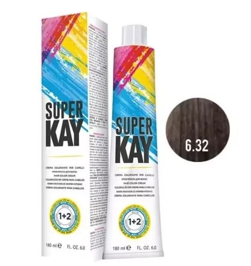 رنگ موی بدون آمونیاک سوپرکی6.32