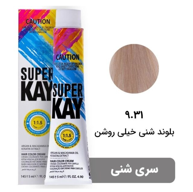 رنگ موی بدون آمونیاک سوپرکی 9.31