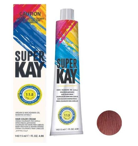 رنگ موی ایتالیایی۱۴۵میل سوپرکیSUPER KAY شماره S10 ارکیده وحشی