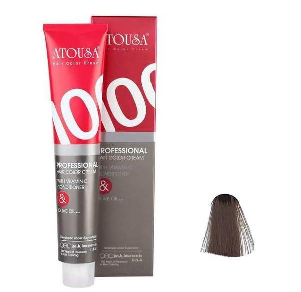 رنگ موی آتوسا 100 شماره A6-7.11 بلوند خاکستری متوسط Atousa Color
