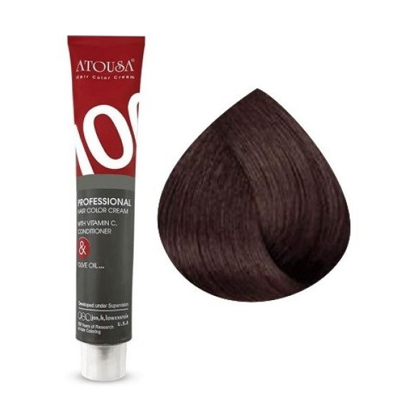 رنگ موی آتوسا 100 شماره 5.71 قهوه ای نسکافه ای روشن Atousa Color