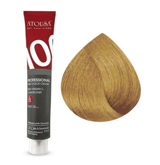 رنگ موی آتوسا 100 شماره G8-9.3 بلوند طلایی خیلی روشن Atousa Color