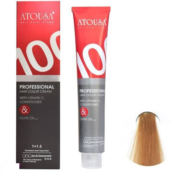 رنگ موی آتوسا 100 شماره 8.31 بلوند بژ روشن Atousa Color