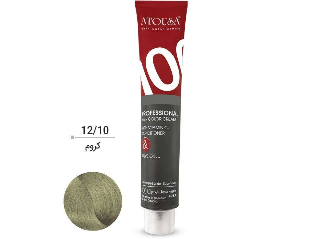رنگ موی آتوسا 100 شماره 12.10 کروم Atousa Color