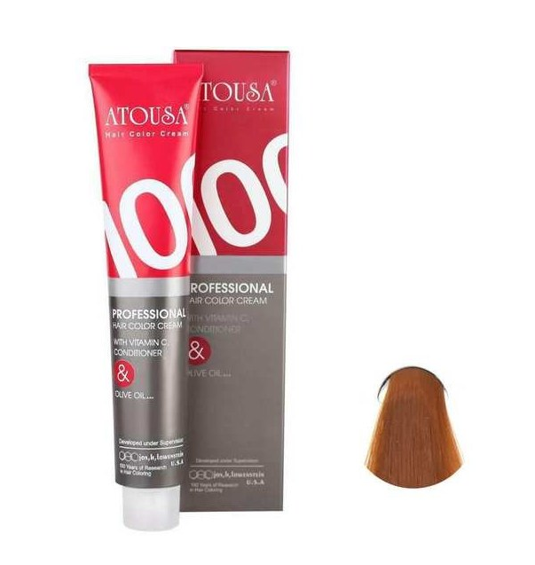 رنگ موی آتوسا 100 شماره 8.34 بلوند عسلی روشن Atousa Color