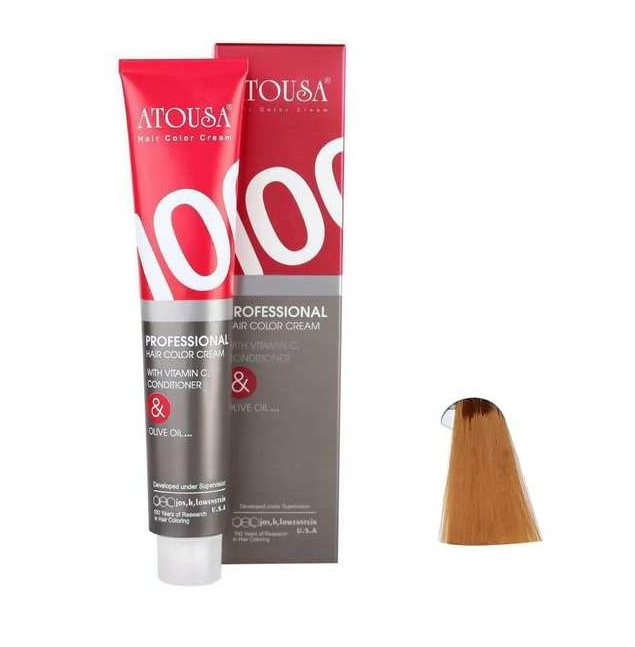 رنگ موی آتوسا 100 شماره 10.34 شیرعسلی Atousa Color