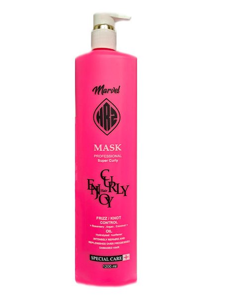 ماسک ترمیم کننده و آبرسان موهای فر مارول Marvel Hair Mask Professional Super Curly 1200Ml