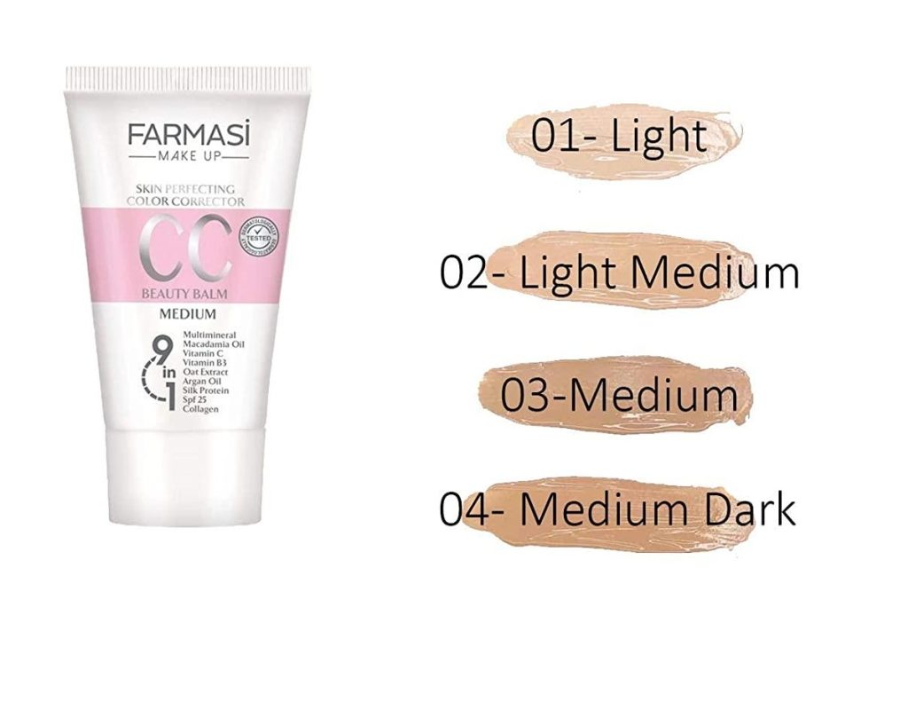 سی سی کرم فارماسی شماره 01 رنگ Light حجم 50 میل