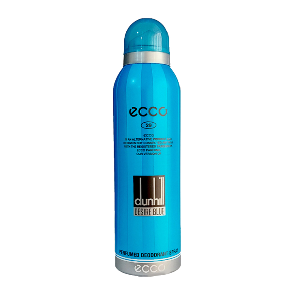 اسپری بدن خوشبو کننده دانهیل دیزایر بلو مردانه اکو Dunhill Desire Blue body spray Freshener Men secco