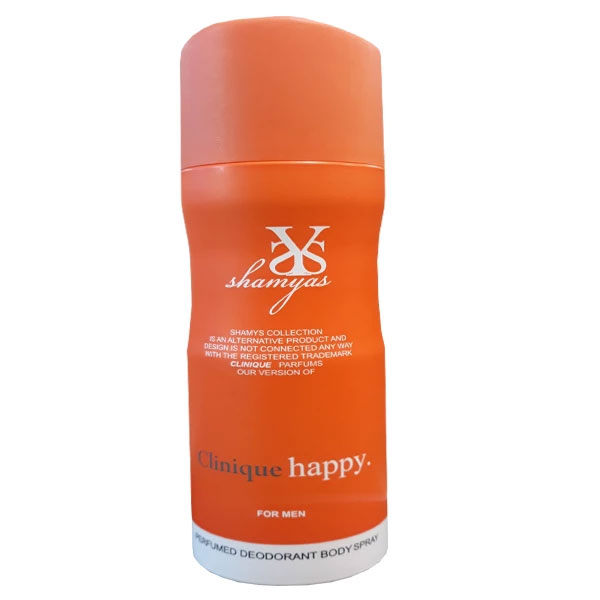 اسپری خوشبو کننده بدن مردانه شمیاس مدل Clinique Happy