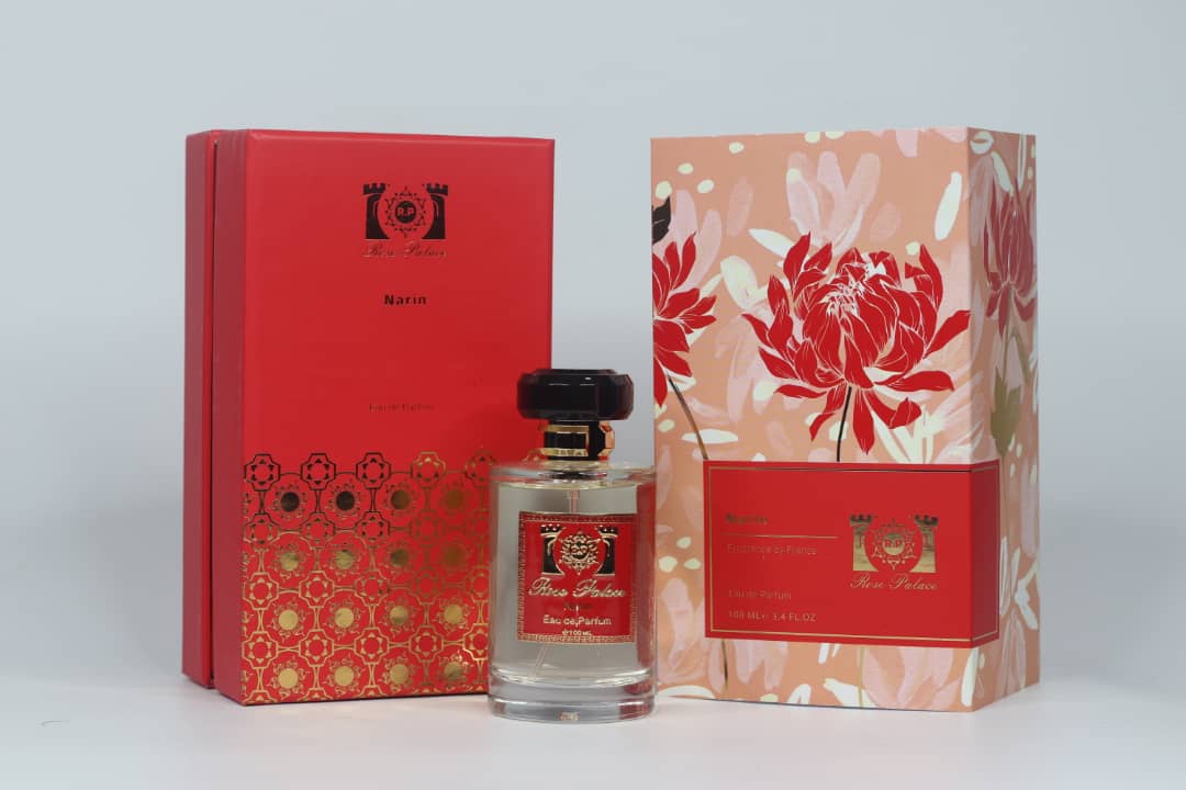 ادکلن زنانه نارین برند رزپالاس اسانس ایفوریا