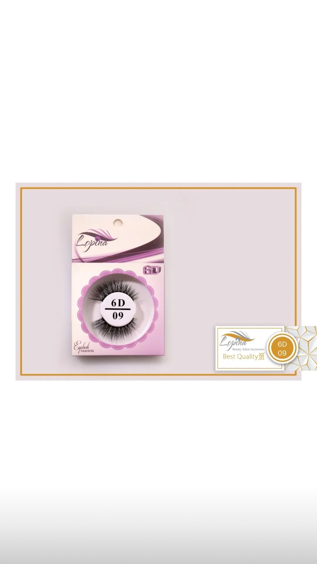 مژه 6بعدی لوپینا کد 09