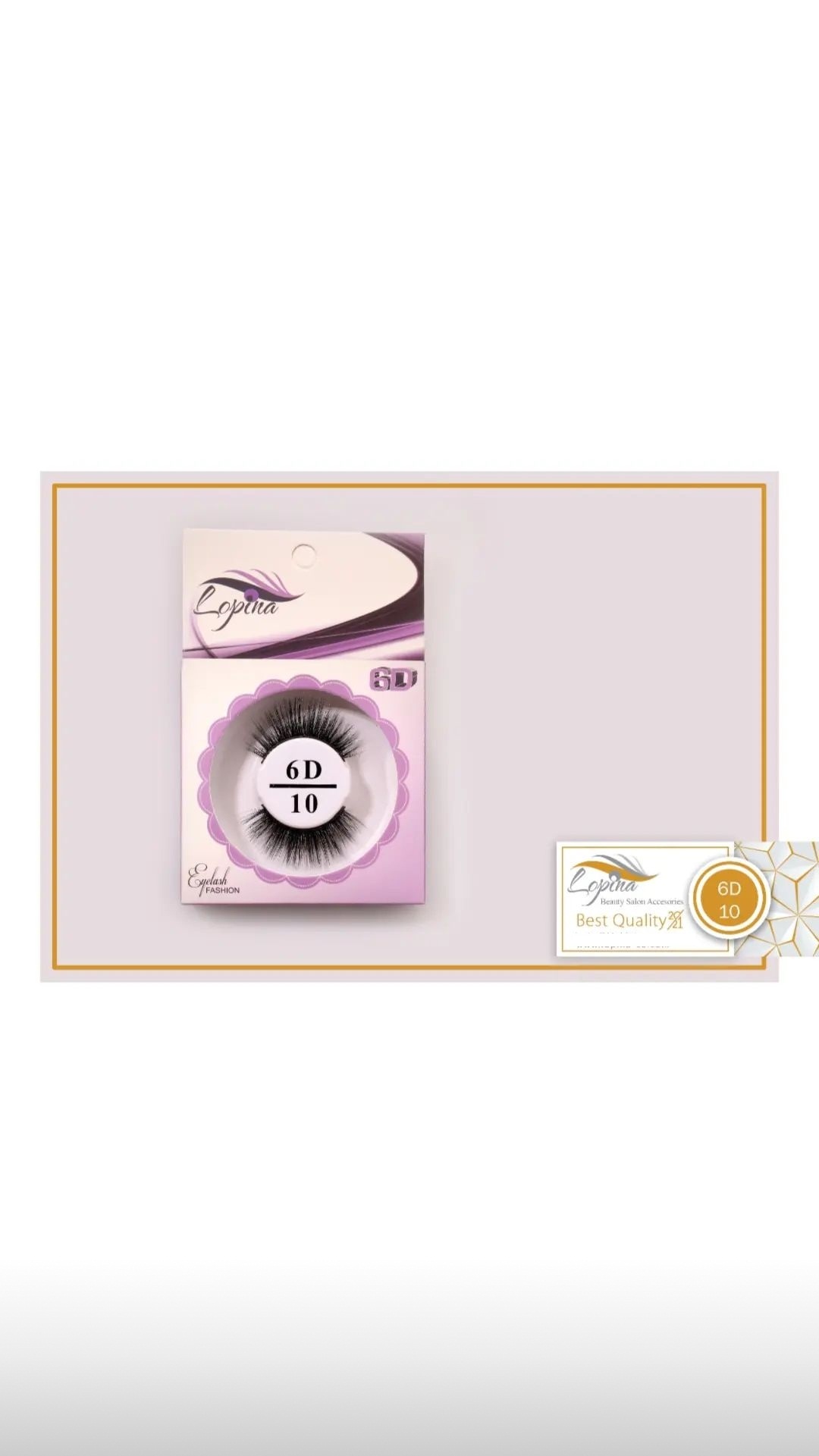 مژه 6بعدی لوپینا کد 10