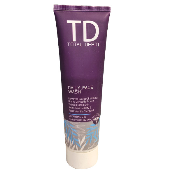 ژل شستشوی پوست خشک توتال درم