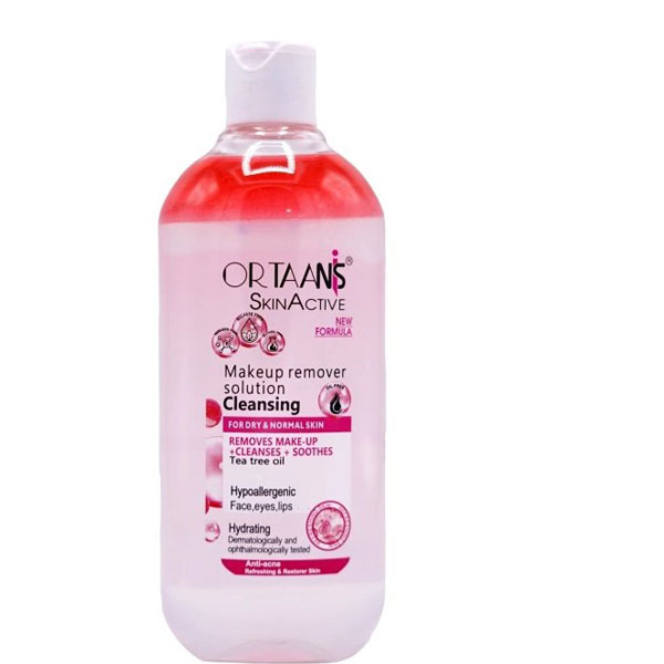 محلول پاک کننده آرایش دوفازی اورتانیس (مناسب پوست خشک و حساس)