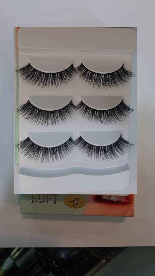 مژه 3 بعدی H.R.Y سه جفتی کد 05