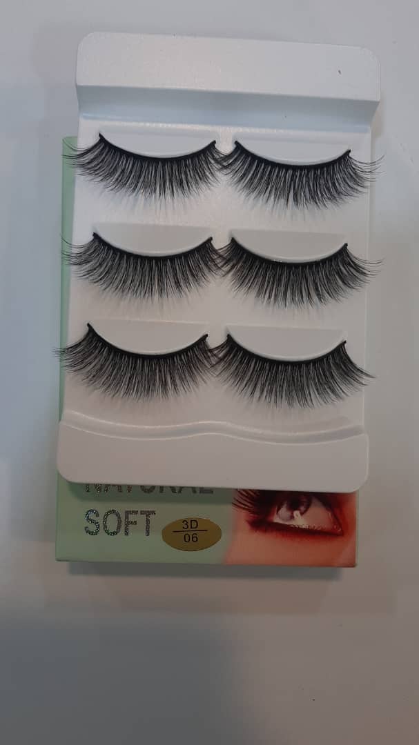 مژه 3 بعدی H.R.Y سه جفتی کد 06