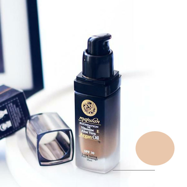 کرم پودر شیشه ایی ماجولان شماره 201 (ضد آفتاب دار)