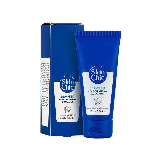 ژل لایه بردار و پاک کننده منافذ اسکین شیک حاوی عصاره جلبک دریایی حجم 100 میلی لیتر