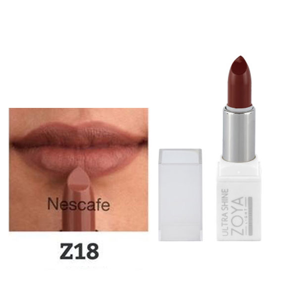 رژلب جامد براق زویا شماره Z18