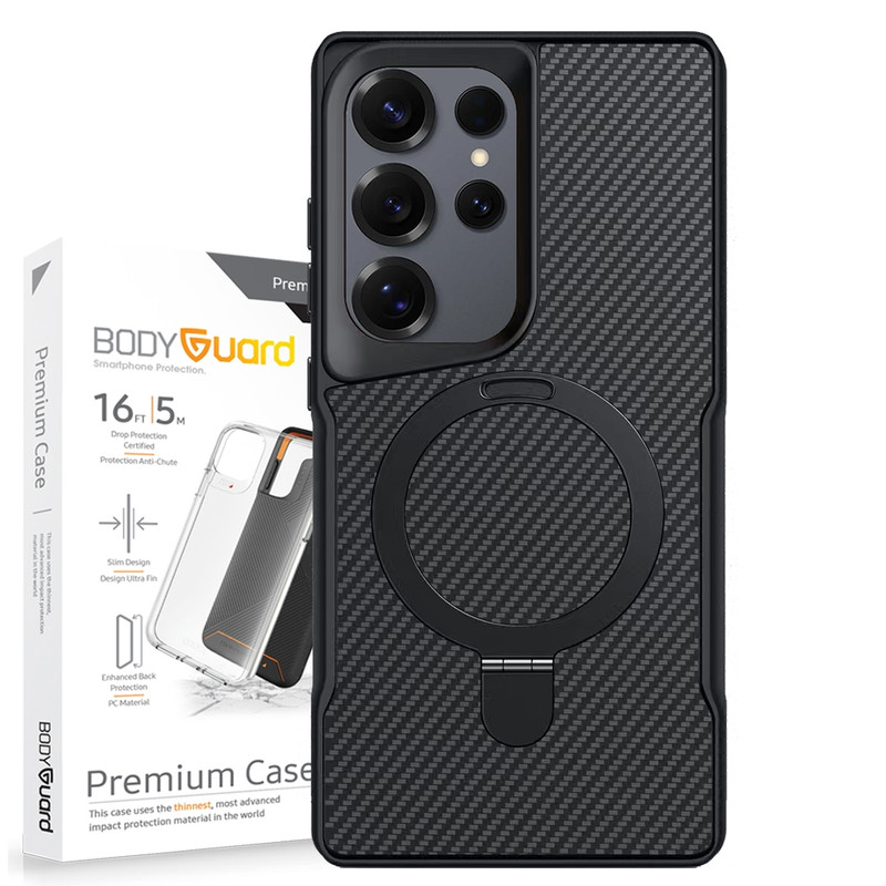 کاور بادیگارد مدل Carbon Stand مناسب برای گوشی موبایل سامسونگ Galaxy S25 Ultra