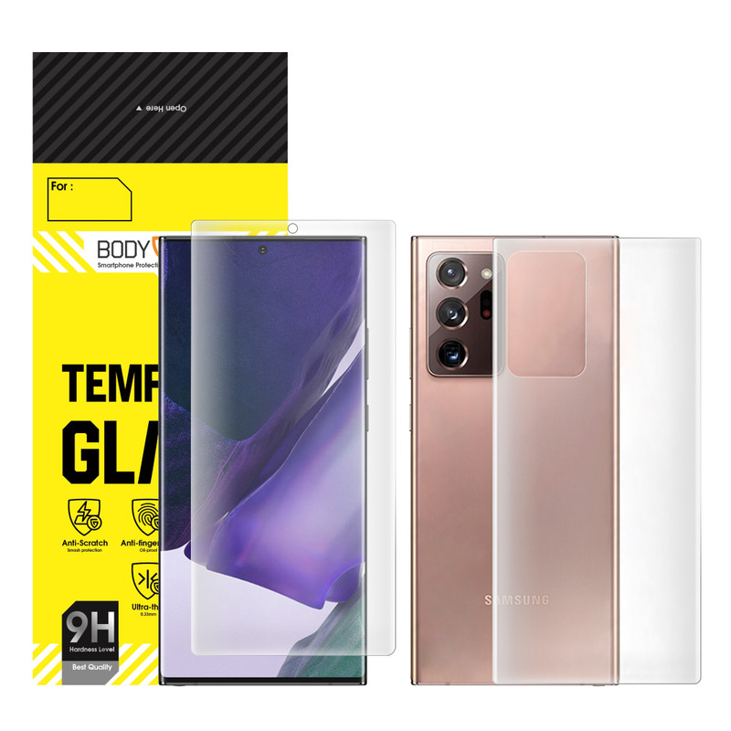 محافظ صفحه نمایش مات بادیگارد مدل HydroGel مناسب برای گوشی موبایل سامسونگ Galaxy Note 20 Ultra به همراه محافظ پشت گوشی