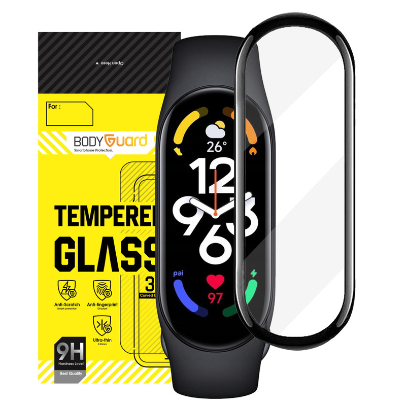 محافظ صفحه نمایش بادیگارد مدل PMMA مناسب برای ساعت هوشمند شیائومی Mi Band 7 / Mi Band 8