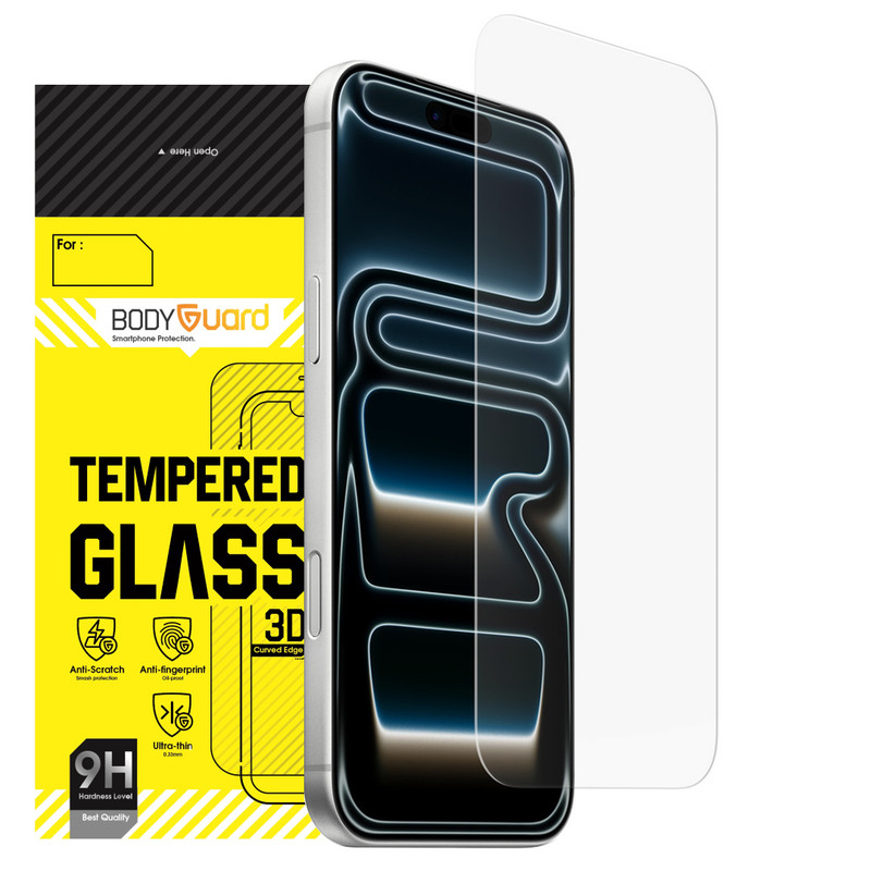 محافظ صفحه نمایش شیشه ای بادیگارد مدل Clear مناسب برای گوشی موبایل اپل iPhone 17 Air