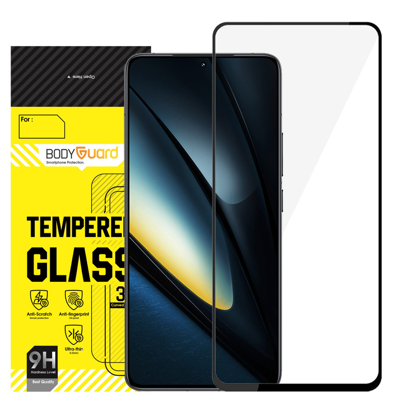 محافظ صفحه نمایش بادیگارد مدل FX مناسب برای گوشی موبایل شیائومی Poco F6 Pro / Poco F6