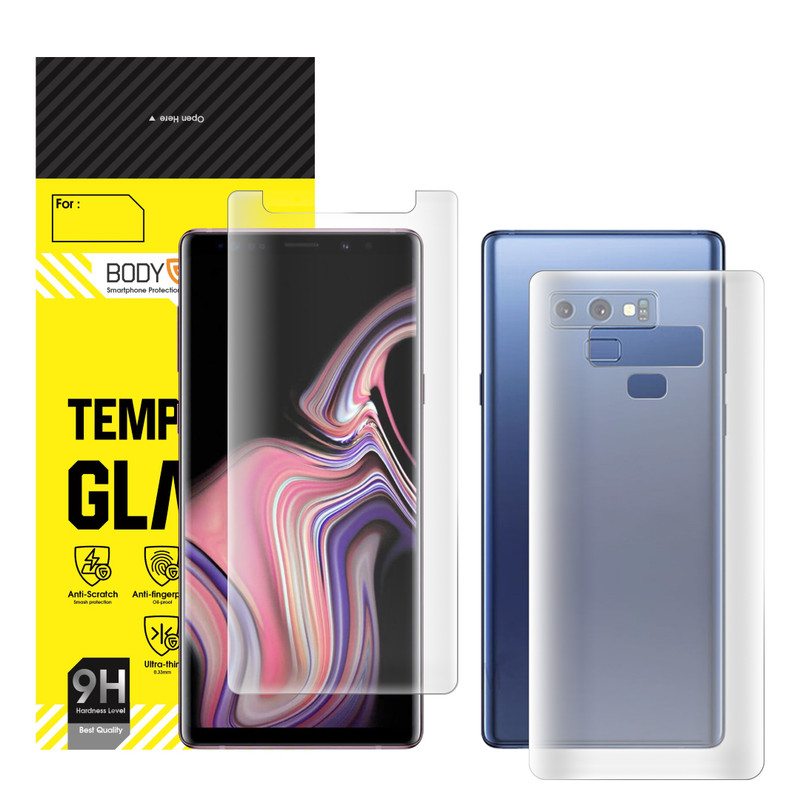 محافظ صفحه نمایش مات بادیگارد مدل HydroGel مناسب برای گوشی موبایل سامسونگ Galaxy Note 9 به همراه محافظ پشت گوشی