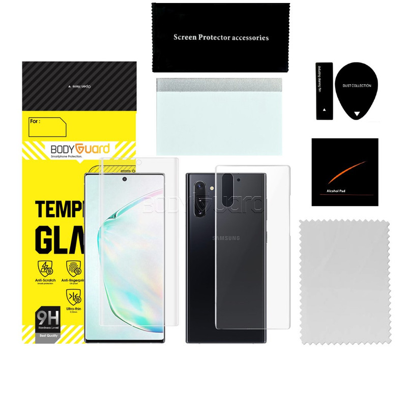 محافظ صفحه نمایش بادیگارد مدل HydroGel مناسب برای گوشی موبایل سامسونگ Galaxy Note 10 به همراه محافظ پشت گوشی