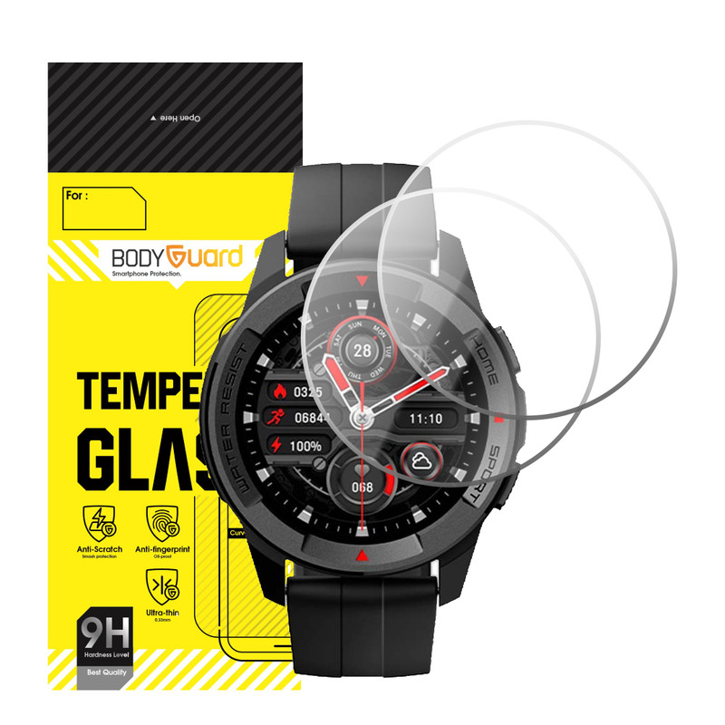 محافظ صفحه نمایش بادیگارد مدل GW مناسب برای ساعت هوشمند میبرو Watch X1 بسته 2 عددی