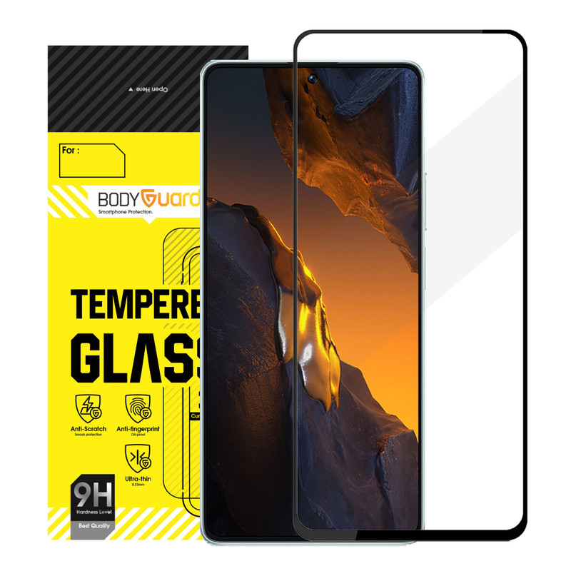 محافظ صفحه نمایش شیشه ای بادیگارد مدل FX مناسب برای گوشی موبایل شیائومی Poco F5 / F5 Pro