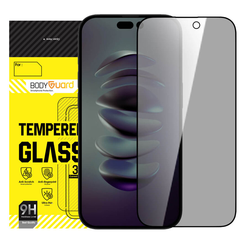 محافظ صفحه نمایش حریم شخصی بادیگارد مدل PIP مناسب برای گوشی موبایل اپل iPhone 14 Pro