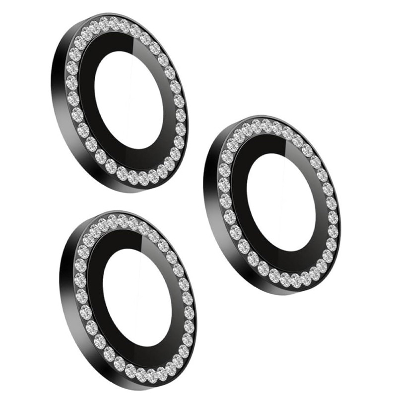 محافظ لنز دوربین بادیگارد مدل رینگی نگین دار مناسب برای گوشی موبایل اپل iPhone 16 Pro / 16 Pro Max